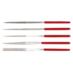 Tűreszelő készlet 5db, gyémánt szemcsés