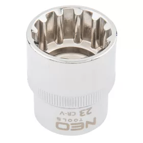 Dugókulcs 23mm, 1/2", spline
