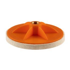 Polírkorong filc, 125x10mm, M14