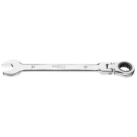 Racsnis csuklós csillag-villáskulcs 21mm