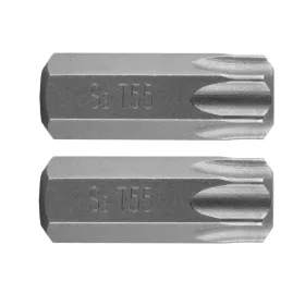 Torx bit, 3/8", T55x30mm, S2, 2db, min. rendelés: 5cs