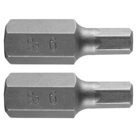 Imbusz bit, 3/8", 6x30mm, S2, 2db, min. rendelés: 3cs