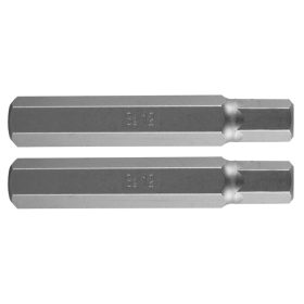 Imbusz bit, 3/8", 12x75mm, S2, 2db