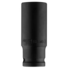 Hosszú gépi dugókulcs 1/2", 22mm, CRMO