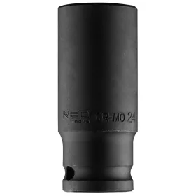 Hosszú gépi dugókulcs 1/2", 24mm, CRMO