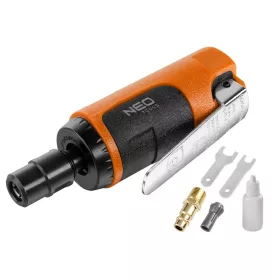   Pneumatikus egyenes csiszoló 1/4", 1/8", 6mm/3mm, 25000rpm