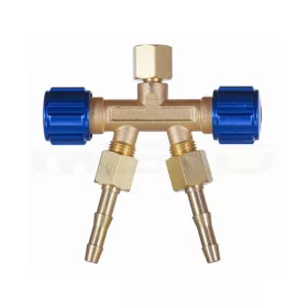 Kettős kieresztő szelep Ar. O2 1/4-es jobbos