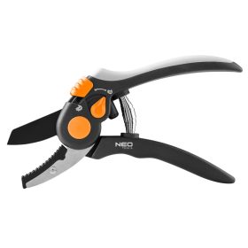   Metszőolló rávágó, max. 18mm, teflon bevonat, állítható pengenyílás, 200mm