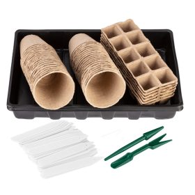 Palántázó doboz+ tálca készlet, papír, 88db