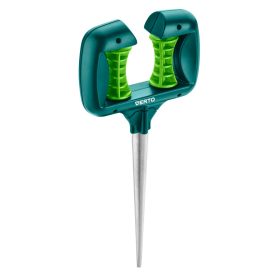 Görgős tömlővezető, nyitott, földbeszúrható