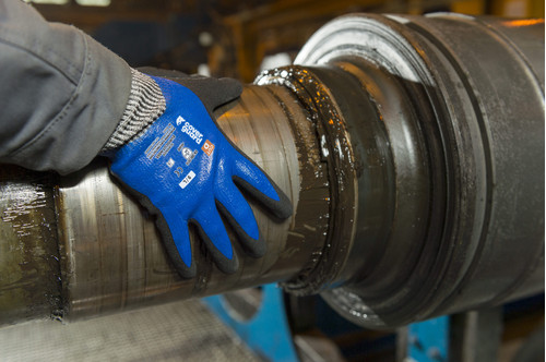 EUROCUT 5 VÁGÁSBIZTOS, VÉGIG KÉK NITRIL + SANDY CSB RÉTEG_8