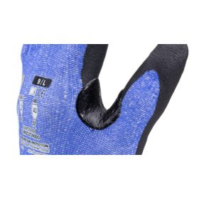 EUROCUT N300 FEKETE/KÉK MÁRTOTT V.BIZTOS VÉDŐKESZTYŰ_11