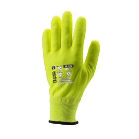 EUROWINTER F100 SÁRGA BÉLELT,HAB.NIT. MÁRTOTT KESZTYŰ_10