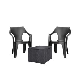   Dante Balcony alacsony támlás kerti bútor garnitúra szett vigo asztallal