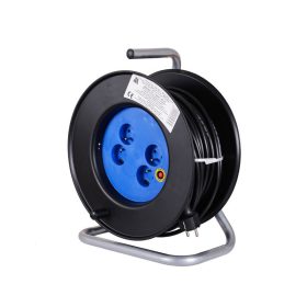   Hosszabbító kábeldob 4 földelt aljzattal, 3x1,5mm2/25m PVC