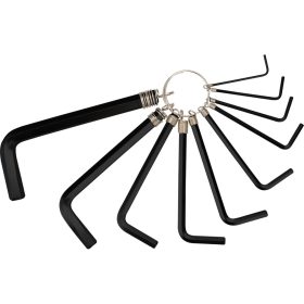 Imbuszkulcs készlet 10db, CRV, 1.5-10mm