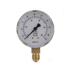 Manométer Ar/CO2 30 l/min 63mm