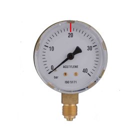 Manométer acetilén 40/20 bar 63mm