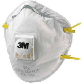   3M 8812 FFP1S RÉSZECSKESZŰRŐ SZELEPES FÉLÁLARC, 240 DB/KRT
