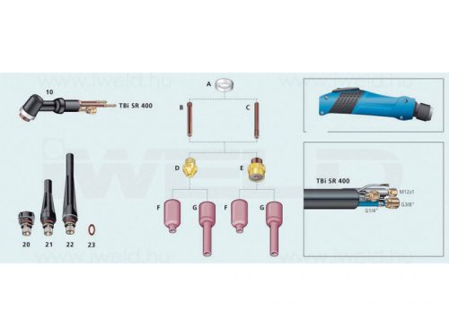 TBi gázlencse SR400-hoz 3,2mm