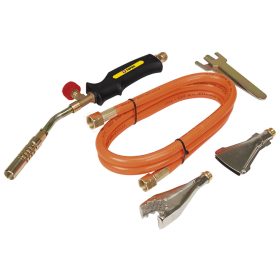 Gázforrasztó, perzselő, gázégő készlet profi