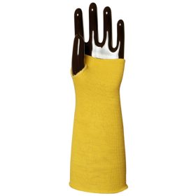   KÖTÖTT SÁRGA KEVLAR KARVÉDŐ, HŐ- ÉS VÁGÁSBIZTOS_36 CM