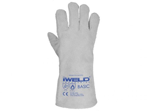 BASIC Hegesztő védőkesztyű, bélelt 14" (WEGBSC-1410-N)