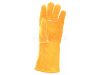 Hegesztő védőkesztyű, bélelt, KEVLAR 14" (WEGK-1410-YL)