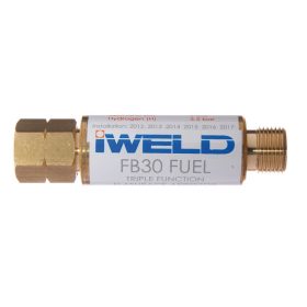   FB30 visszaégésgátló patron reduktorra G3/8" LH "égőgáz"