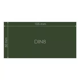 Védőüveg DIN 8 50x100mm
