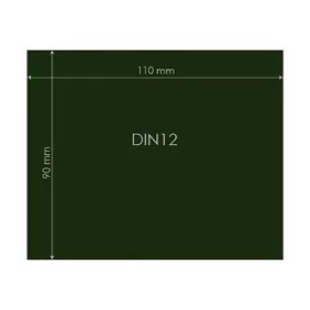 Védőüveg DIN12 90x110mm