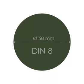 Védőüveg DIN 8 50mm (2db/cs)