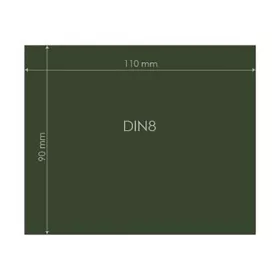 Védőüveg DIN 8 90x110mm