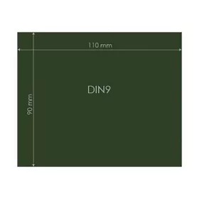 Védőüveg DIN 9 90x110mm