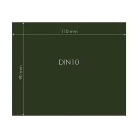 Védőüveg DIN10 90x110mm
