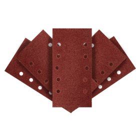 Csiszolópapír tépőzáras 115x230mm, K40, lyukas, 5db