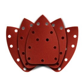   Csiszolópapír tépőzáras deltacsiszolóhoz 140x140x80mm, K240, 11 lyukas, 5db, min. rendelés: 5cs