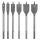 Lapos marófúró készlet, 1/4" hatszög szár, 10,13,16,19,22,25mm