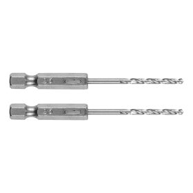   Csigafúró, 1/4" hatszög szárral, HSS DIN338, 2.5mm, 2db, min. rendelés: 5cs