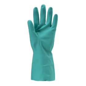 NITRIL ZÖLD VEGYSZERÁLLÓ VÉDŐKESZTYŰ, 33CM/0,38MM_10