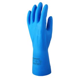   NITRIL KÉK VEGYSZERÁLLÓ KESZTYŰ,32CM/0,22MM,SIMA BELSŐ_10