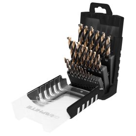 HSS-CNC csigafúró készlet, 124°, Pro-Tec, 1-13mm, 25db