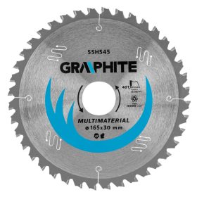   Körfűrészlap univerzális, keményfém fogakkal, 165x30mm, 40 fog