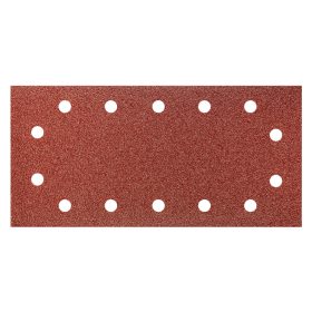 Csiszolópapír tépőzáras 115x230mm, K60, lyukas 5db