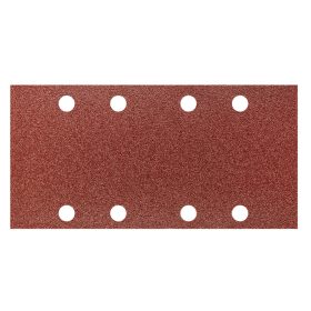   Csiszolópapír tépőzáras 93x185mm, K80, lyukas, 5db, min. rendelés: 5cs