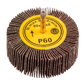 Csiszolókerék csapos 80x30mm, K60