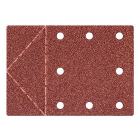   Csiszolópapír tépőzáras 115x160mm, K40, lyukas, 3db, min. rendelés: 5cs