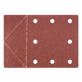   Csiszolópapír tépőzáras 115X160mm, K100, lyukas, 3db, min. rendelés: 5cs