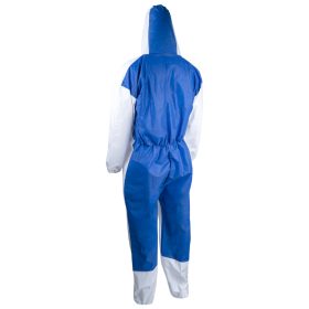 COVERPRO 5MS40 OVERALL KÉK/FEHÉR, MIKROPORÓZUS_ 3XL