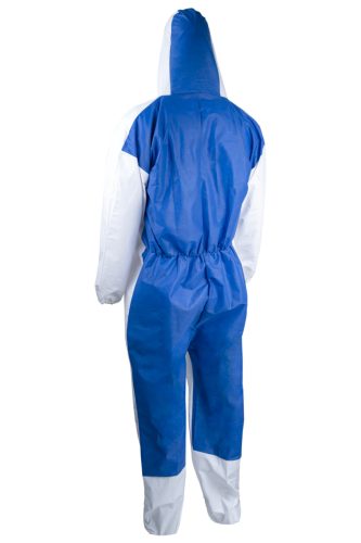 COVERPRO 5MS40 OVERALL KÉK/FEHÉR, MIKROPORÓZUS_ 3XL